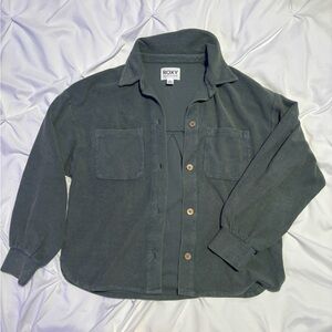 Roxy Off-Duty Knit Shacket Overshirt